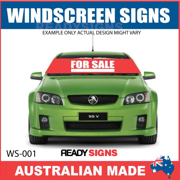 Windscreen Banner - WB001 - FOR SALE